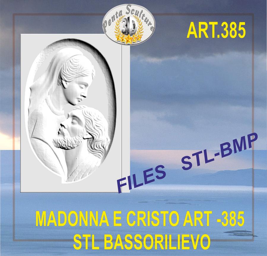 madonna_e_cristo_STL_bassorilievo_per_CNC_pantografi_art._385