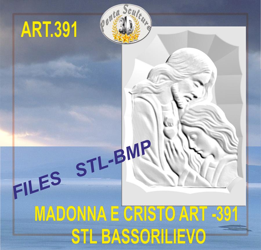 madonna_e_cristo_STL_bassorilievo_per_CNC_pantografi_art._391