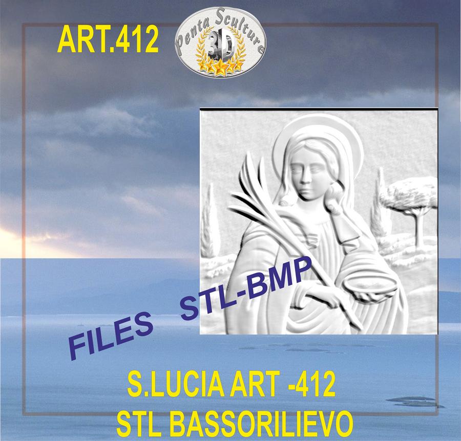 santa_lucia_STL_bassorilievo_per_CNC_pantografi_art._412