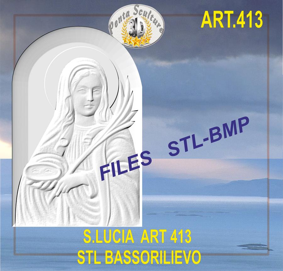santa_lucia_STL_bassorilievo_per_CNC_pantografi_art._413