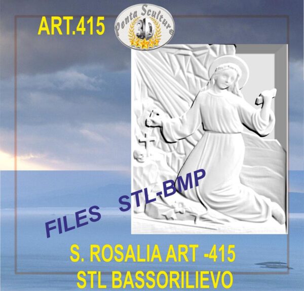 santa_rosalia_STL_bassorilievo_per_CNC_pantografi_art._415