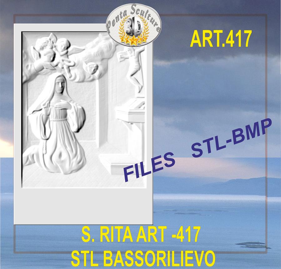 santa_rita_STL_bassorilievo_per_CNC_pantografi_art._417