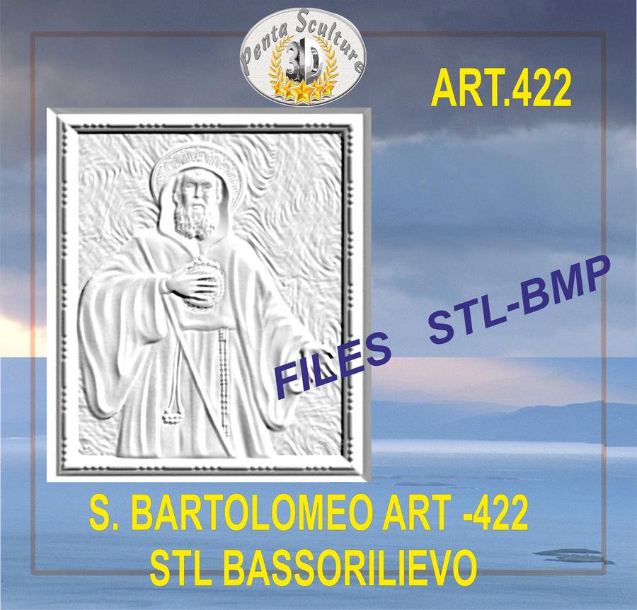 san_bartolomeo_STL_bassorilievo_per_CNC_pantografi_art._422