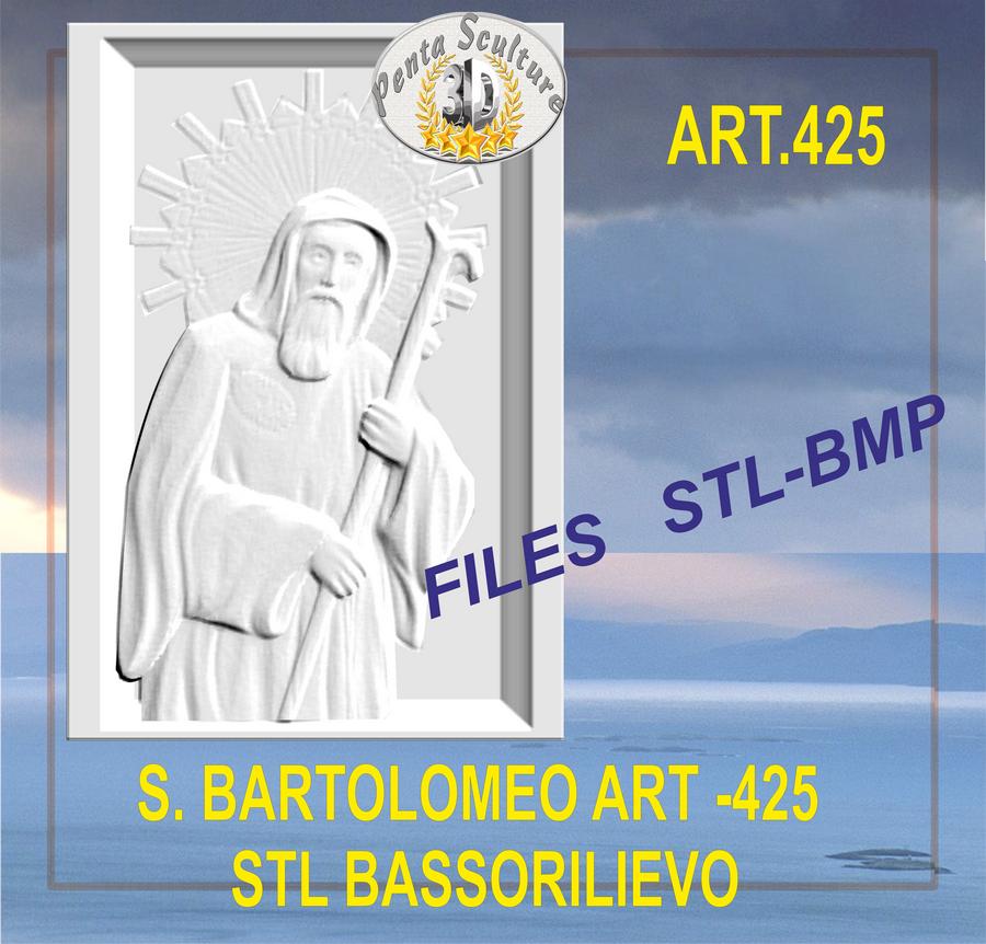 san_bartolomeo_STL_bassorilievo_per_CNC_pantografi_art._425