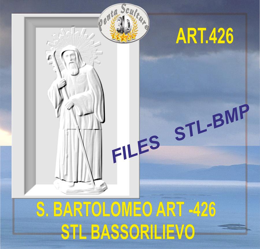 san_bartolomeo_STL_bassorilievo_per_CNC_pantografi_art._426