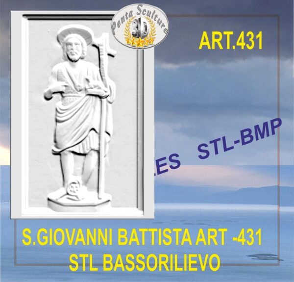 san_giovanni_battista_STL_bassorilievo_per_CNC_pantografi_art._431