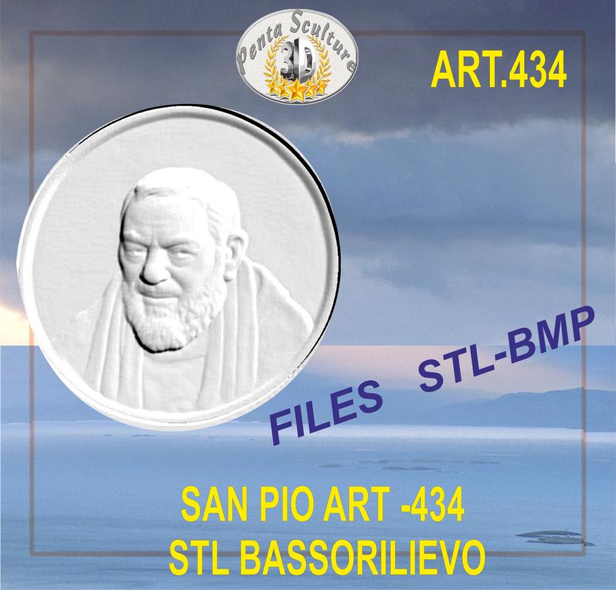 san_pio_di_pietrelcina_STL_bassorilievo_per_CNC_pantografi_art._434