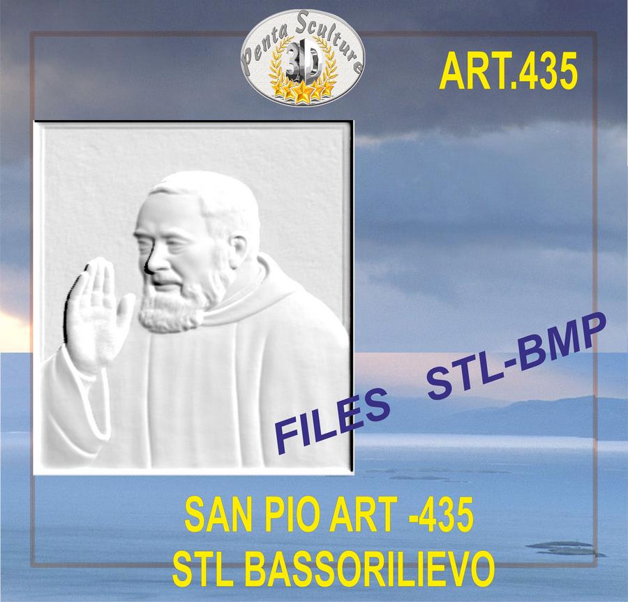 san_pio_di_pietrelcina_STL_bassorilievo_per_CNC_pantografi_art._435