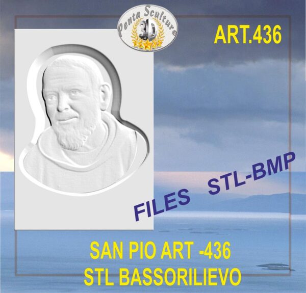 san_pio_di_pietrelcina_STL_bassorilievo_per_CNC_pantografi_art._436
