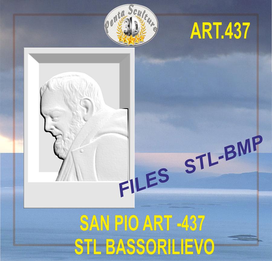 san_pio_di_pietrelcina_STL_bassorilievo_per_CNC_pantografi_art._437