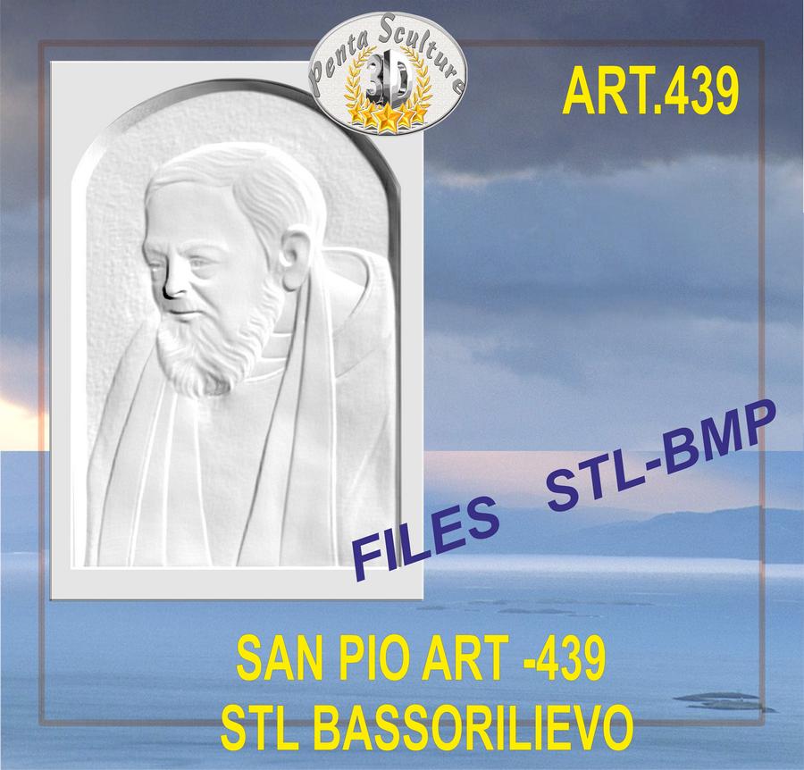 san_pio_di_pietrelcina_STL_bassorilievo_per_CNC_pantografi_art._439