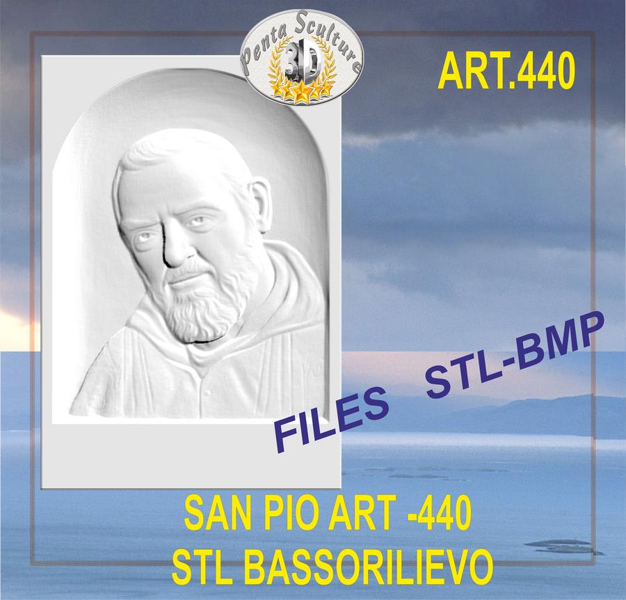 san_pio_di_pietrelcina_STL_bassorilievo_per_CNC_pantografi_art._440