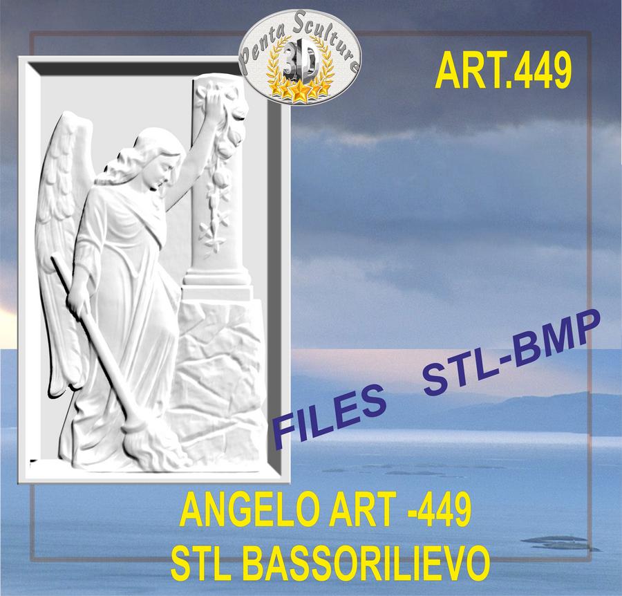 angelo_STL_bassorilievo_per_CNC_pantografi_art._449