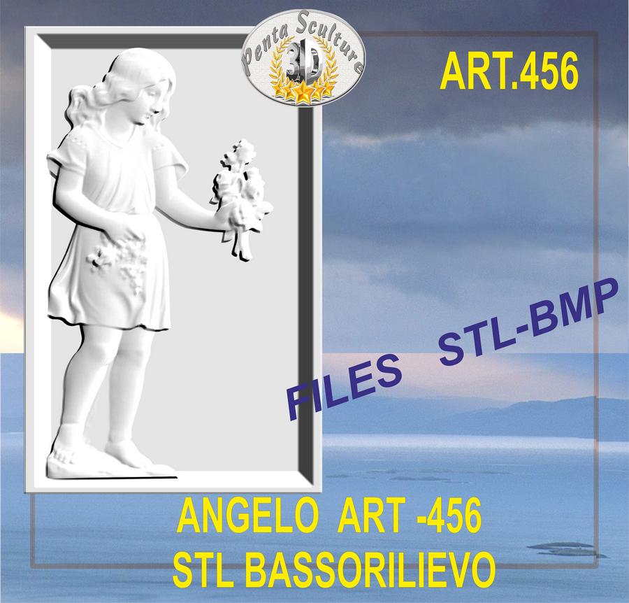angelo_STL_bassorilievo_per_CNC_pantografi_art._456