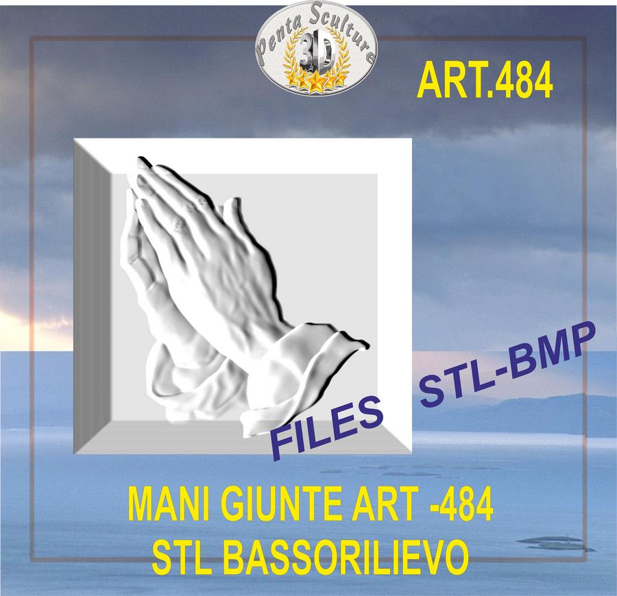 Le_mani_di_mio_fratello_STL_bassorilievo_per_CNC_pantografi_art._484