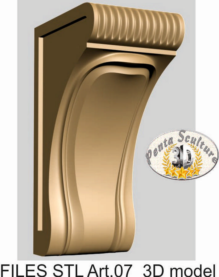 decoro_capitello_ art_A_007_3d_model_formato_stl_per_cnc pantografi_capitello_bassorilievo