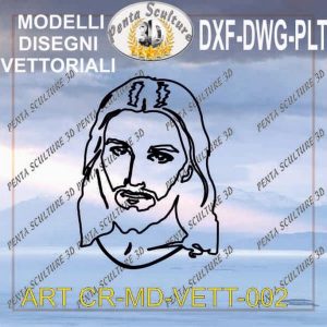 Cristo misericordioso file vettoriale modello CR MS 002 eps dwg dxf plt