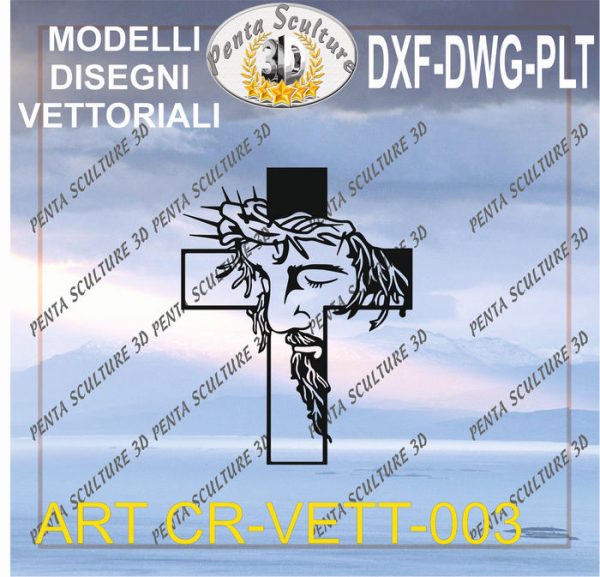 Croci file vettoriali modello CR-VETT 003 eps dwg dxf plt