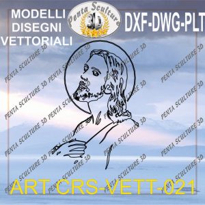 Cristo file vettoriale modello CR 021 eps dwg dxf plt