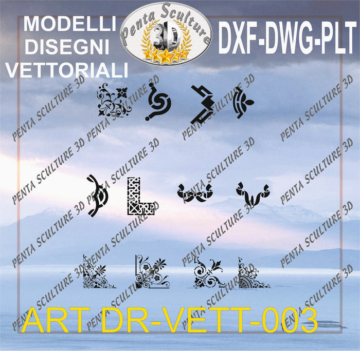 Decori_vettoriale_modello_DR-VETT_003_eps_dwg_dxf_plt