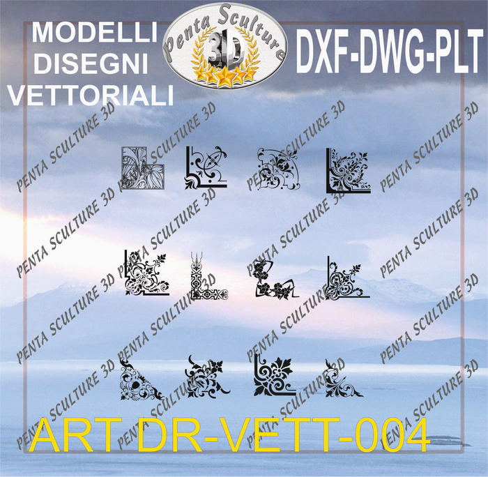 Decori_vettoriale_modello_DR-VETT_004_eps_dwg_dxf_plt