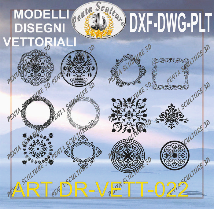Decori_vettoriale_modello_DR-VETT_022_eps_dwg_dxf_plt