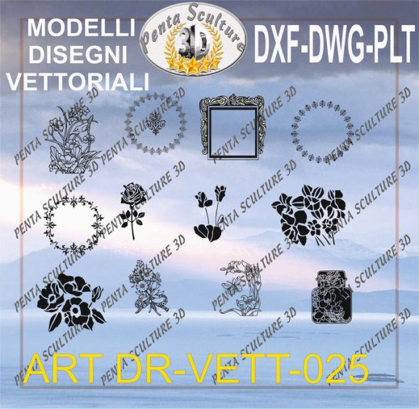 Decori_vettoriale_modello_DR-VETT_025_eps_dwg_dxf_plt