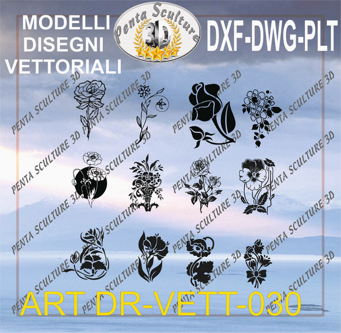 Decori_vettoriale_modello_DR-VETT_030_eps_dwg_dxf_plt