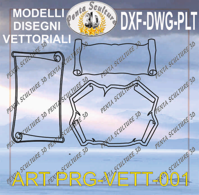 Pergamene_vettoriali_modello_PRG_VETT_001_eps_dwg_dxf_plt