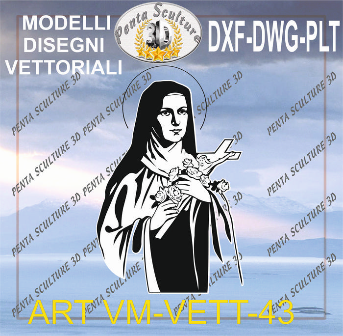 Vergine_Maria_file_vettoriale_modello_43_eps_dwg_dxf_plt