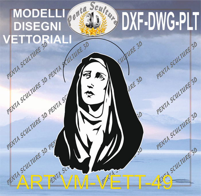 Vergine_Maria_file_vettoriale_modello_49_eps_dwg_dxf_plt