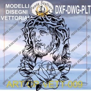 Cristo file vettoriale modello CRS 009 eps dwg dxf plt