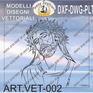 Cristo file vettoriale modello CR 002 eps dwg dxf plt