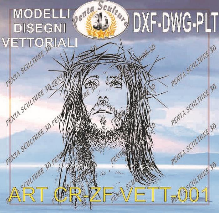 Cristo_di_Zeffirelli_file_vettoriale_eps_dwg_dxf_plt