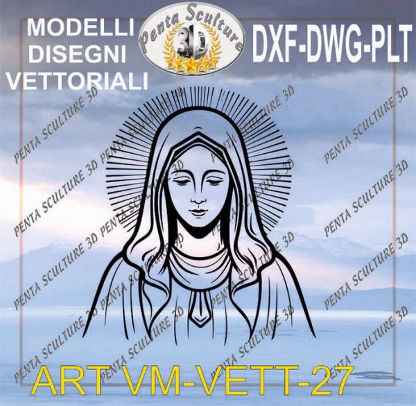 Vergine_Maria_file_vettoriale_modello_27_eps_dwg_dxf_plt