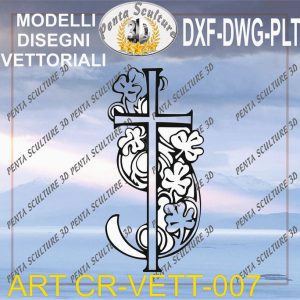 Croci file vettoriali modello CR-VETT 007 eps dwg dxf plt