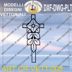 Croci file vettoriali modello CR-VETT 008 eps dwg dxf plt