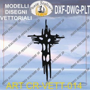 Croci file vettoriali modello CR-VETT 014 eps dwg dxf plt