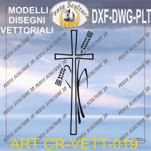 Croci file vettoriali modello CR-VETT 019 eps dwg dxf plt