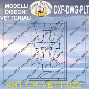Croci file vettoriali modello CR-VETT 022 eps dwg dxf plt