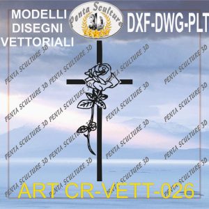 Croci file vettoriali modello CR-VETT 026 eps dwg dxf plt