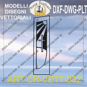 Croci file vettoriali modello CR-VETT 032 eps dwg dxf plt