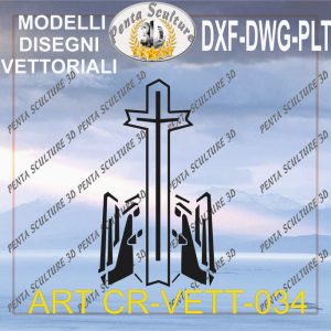 Croci file vettoriali modello CR-VETT 034 eps dwg dxf plt
