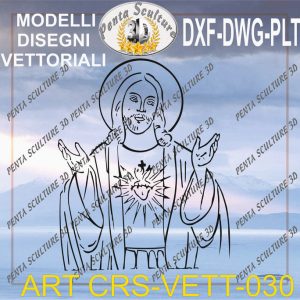 Cristo file vettoriale modello CRS 030 eps dwg dxf plt