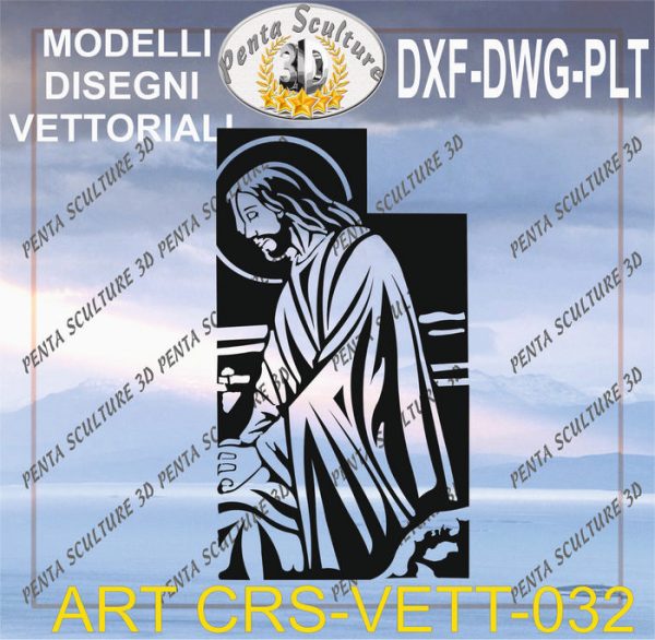 Cristo_file_vettoriale_modello_crs_032_eps_dwg_dxf_plt