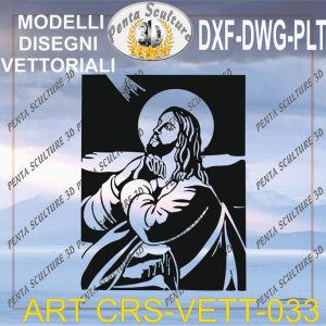 Cristo file vettoriale modello CRS 033 eps dwg dxf plt