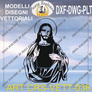 Cristo file vettoriale modello CRS 036 eps dwg dxf plt
