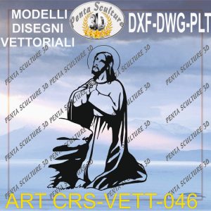Cristo file vettoriale modello CRS 046 eps dwg dxf plt