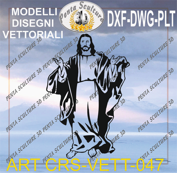 Cristo_file_vettoriale_modello_crs_047_eps_dwg_dxf_plt