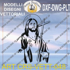 Cristo file vettoriale modello CRS 048 eps dwg dxf plt